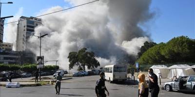 İsrail, Beyrut'un güneyindeki Dahiye'ye çok sayıda şiddetli hava saldırısı düzenledi