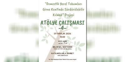 “Domestik Yerel Tohumları Girne Kentinde Sürdürülebilir Kılmak Projesi” dördüncü ve son atölye çalışması Cumartesi