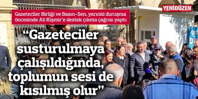 "Gazeteciler susturulmaya çalışıldığında, toplumun sesi de kısılmış olur"