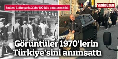 'Patates' kuyrukları: Görüntüler 1970’lerin Türkiye’sini anımsattı