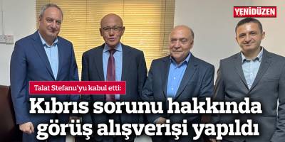 Talat Stefanu’yu kabul etti