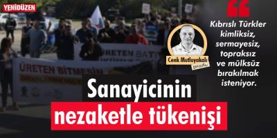 Sanayicinin nezaketle tükenişi