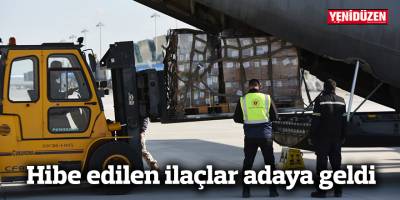 Hibe edilen ilaçlar adaya geldi