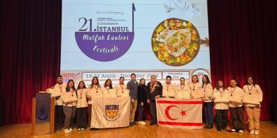 HTL öğrencileri gastronomi festivalinde 10 altın, 2 gümüş, 1 bronz madalya kazandı