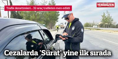 Cezalarda 'Sürat' yine ilk sırada