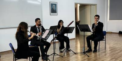 DAÜ’de “Nefesli Çalgıları Tanıyalım” konulu konser ve söyleşi düzenlendi