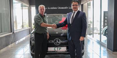 CTP Piyangosu’nun talihlisi Mercedes aracı teslim aldı