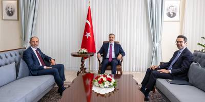 Özersay, Fidan ile bir araya geldi