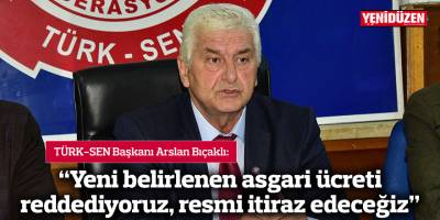 Bıçaklı: “Yeni belirlenen asgari ücreti reddediyoruz, resmi itiraz edeceğiz”