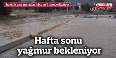 Sıcaklık çarşambadan itibaren 4 derece düşüyor