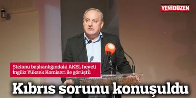 Kıbrıs sorunu konuşuldu