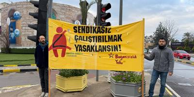 Bağımsızlık Yolu özel sektör çalışanlarına destek olmak için eylem yaptı