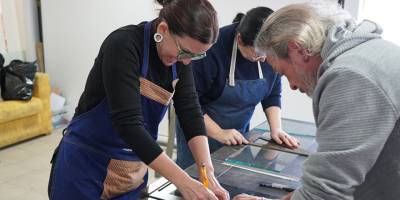ARUCAD Atatürk Meslek Lisesi öğretmenlerine yönelik cam ve seramik atölyesi düzenledi