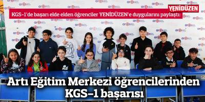 Artı Eğitim Merkezi öğrencilerinden  KGS-1 başarısı