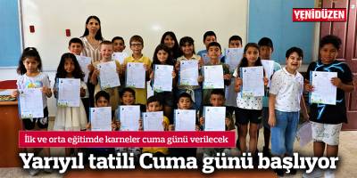 Yarıyıl tatili başlıyor