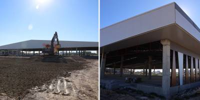 İskele Belediyesi’nin Kapalı Pazar Yeri ve Terminal Alanı için çalışma sürüyor