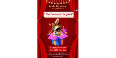 "İde ile Temizlik Günü" kukla tiyatrosu KTÖS binasında sahnelenecek