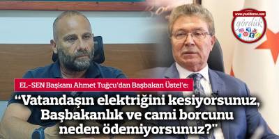 "Vatandaşın elektriğini kesiyorsunuz, Başbakanlık ve cami borcunu neden ödemiyorsunuz?"