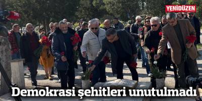Demokrasi şehitleri unutulmadı