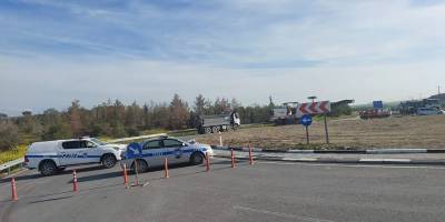 Asfaltlama nedeniyle Ercan yolunun gidiş yönü bugün de trafiğe kapalı