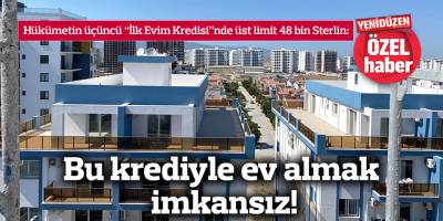 Bu krediyle ev almak imkansız!