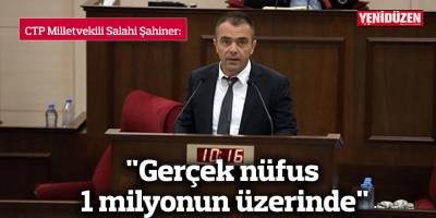 "Gerçek nüfus 1 milyonun üzerinde"