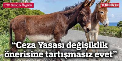 “Ceza Yasası değişiklik önerisine tartışmasız evet”
