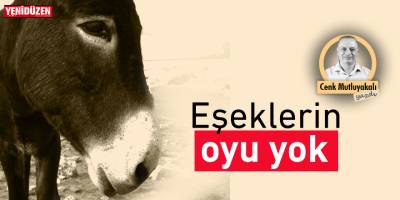Eşeklerin oyu yok!