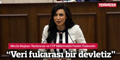 “Veri fukarası bir devletiz”