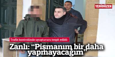 Zanlı: “Pişmanım bir daha yapmayacağım”