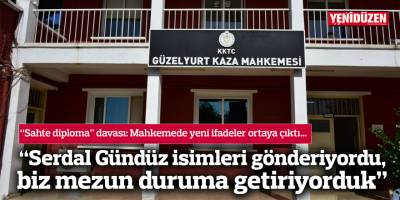 “Serdal Gündüz isimleri gönderiyordu, biz mezun duruma getiriyorduk”