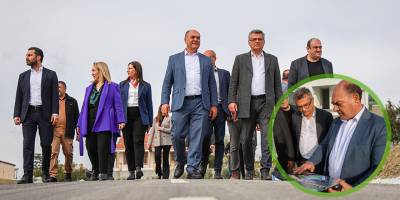 Erhürman, Değirmenlik-Akıncılar Belediyesi’nin projelerini yerinde inceledi