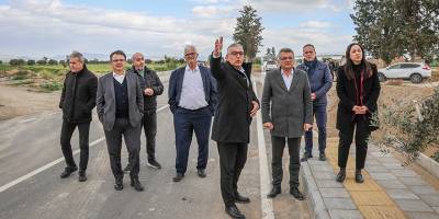 Erhürman, Mesarya Belediyesi’nin projelerini yerinde inceledi