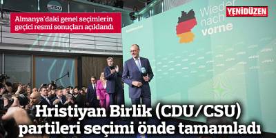 Almanya'daki genel seçimlerin geçici resmi sonuçları açıklandı