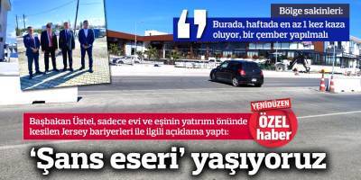 ‘Şans eseri’ yaşıyoruz