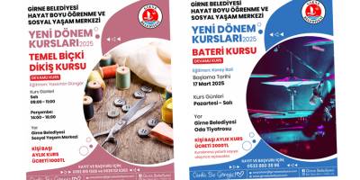 Girne Belediyesi yeni dönem kursları başlıyor