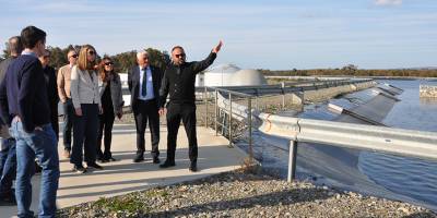 Avrupa Komisyonu Kıbrıs Çözüm Destek Birimi’den Güzelyurt Belediyesi Atık Su Arıtma Tesisi’ne ziyaret