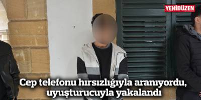 Cep telefonu hırsızlığıyla aranıyordu, uyuşturucuyla yakalandı