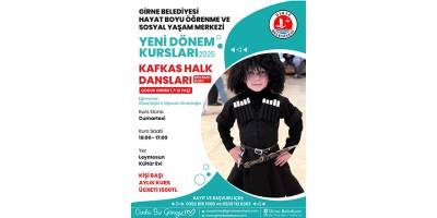 Girne Belediyesi yeni dönem kursları başlıyor