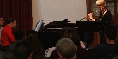 Flütte Virginie Bove ve piyanoda Nicolas Collinet romantik eserleri seslendirdi