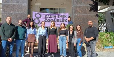 Girne’de 8 Mart eyleminde kadınlar taleplerini dile getirdi