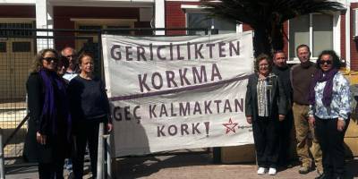 Güzelyurt’taki 8 Mart eyleminde kadınlar hak taleplerini yükseltti