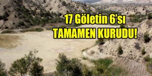 Kuraklık göletleri vurdu