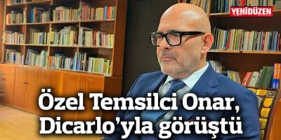 Özel Temsilci Onar, Dicarlo’yla görüştü