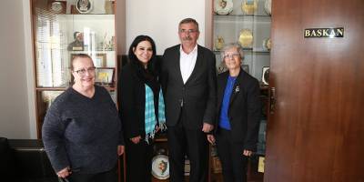 Kanser Hastalarına Yardım Derneği'nden Dikmen Belediyesi'ne ziyaret