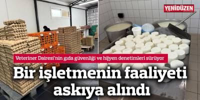 Bir işletmenin faaliyeti askıya alındı