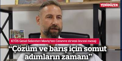 “Çözüm ve barış için somut adımların zamanı”