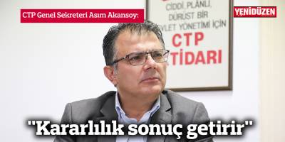 "Kararlılık sonuç getirir"