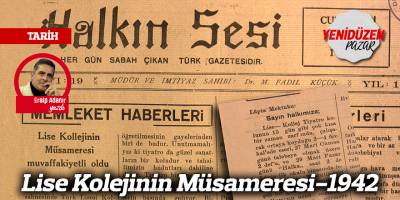 Lise Kolejinin Müsameresi-1942