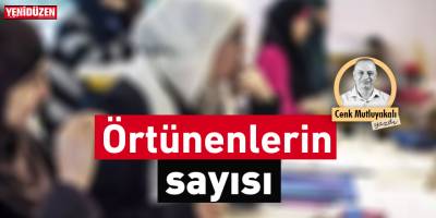 Örtünenlerin sayısı